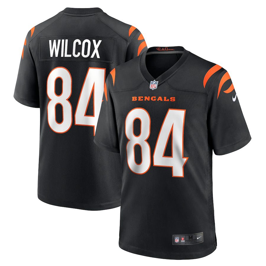 Men Cincinnati Bengals #84 Mitchell Wilcox Nike Black Player Game NFL Jersey